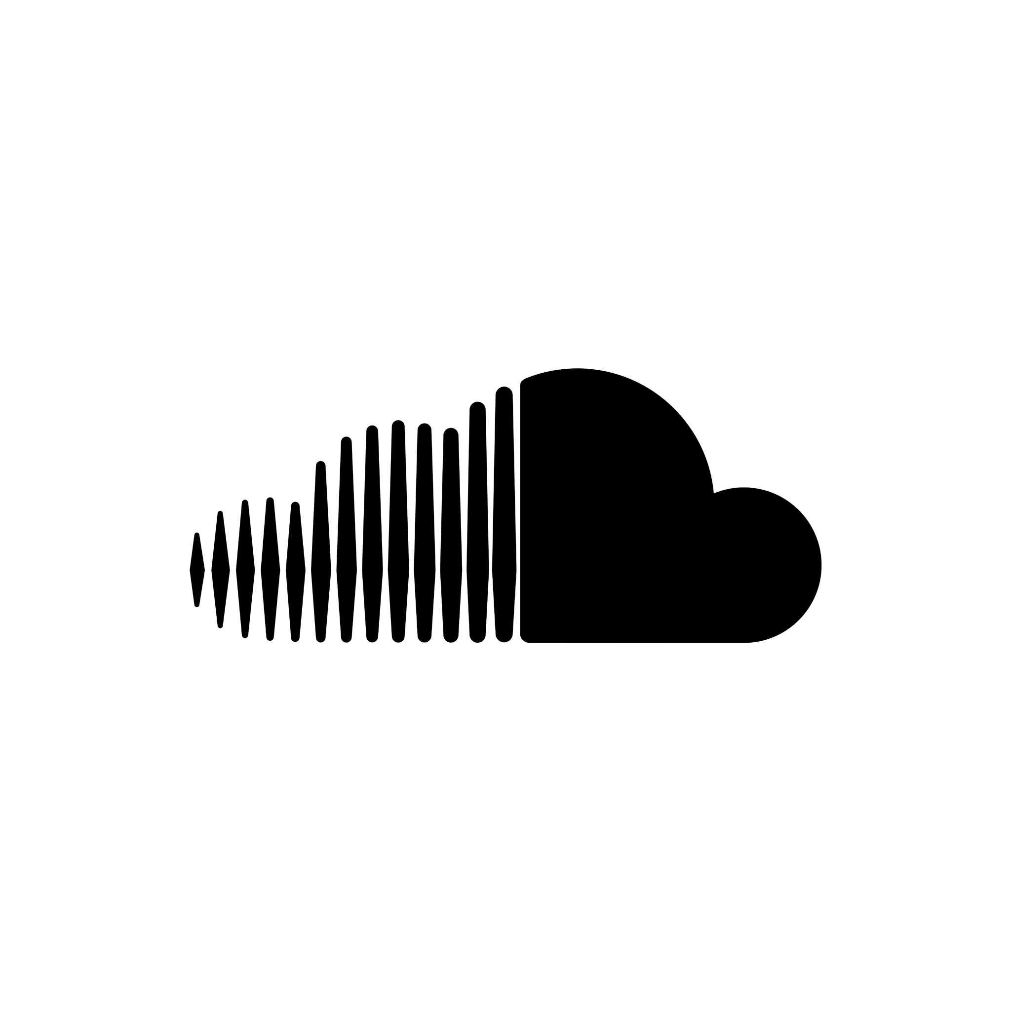 18 free soundcloud black icons | tag | Icon Ninja