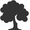 Deciduous, Tree icon