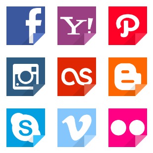 Social Flip | vol 1 icon sets preview