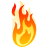 fire, temperature, combust, attention, alert, hot, burn, blaze, torch, incinerate, flames, flame, warning, danger icon