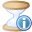 hourglass, information icon