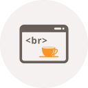 coffee cup, break, coffee, html, coding, code, window icon