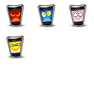 iPhone Toon icon sets preview