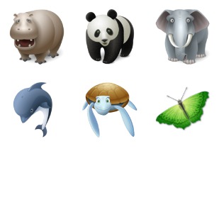 Animals icon sets preview