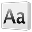 desktop, font, option, setting, config, preference, configure, configuration icon