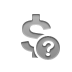 help, sign, currency, dollar icon
