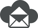 letter, mail, communication, cloud, envelope, open, cloud computing icon
