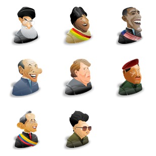 Political Characters I icon sets preview