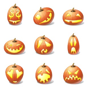 Vista Halloween icon sets preview