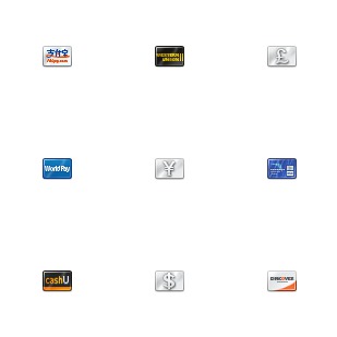 Credit Card Icons icon sets preview