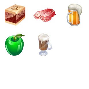 Food Real Vista icon sets preview