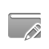 pencil, wallet icon