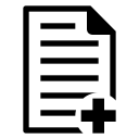 file, plus, new, documents, add, document, text, editor, paper, page icon