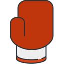 Sports boxing glove icon