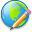 globe, writing, edit, earth, world, write icon