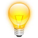 idea, light bulb, tip icon