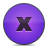 button,delete,violet icon