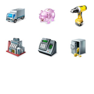 Accounting icon sets preview