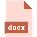 format, docx, file, document, extension icon