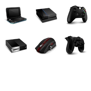 Gaming Gadgets icon sets preview
