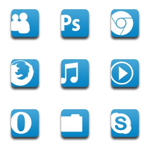 Explorer 9 icon sets preview