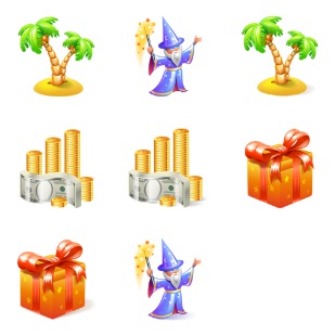 Enjoyment icon sets preview