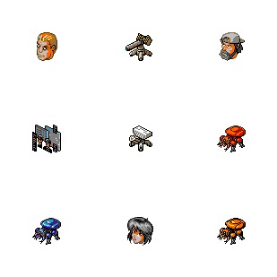 Ghost In The Shell icon sets preview