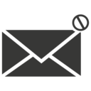 email prohibited icon