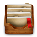 Folder, Wooden icon