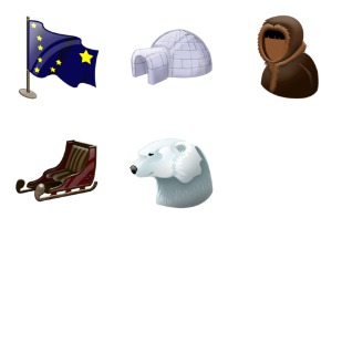 Tiny Alaska icon sets preview