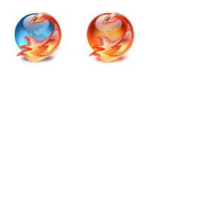 Mozilla Firebird icon sets preview