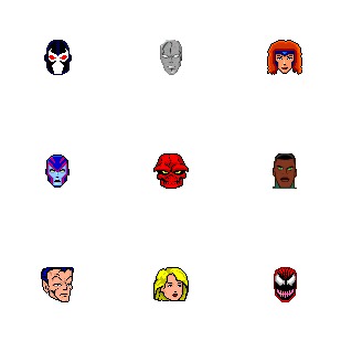 Heroes And Villains icon sets preview