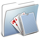 Graphite Smooth Folder Card Deck icon