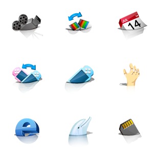 Drifting icon sets preview