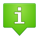 Status dialog information icon
