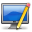monitor, edit icon