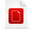 paper, red, file, document icon
