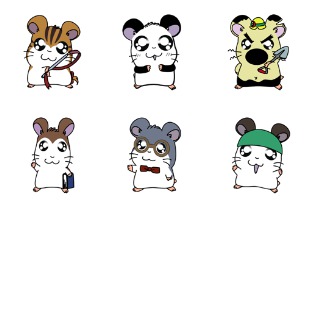 Hamtaro2 icon sets preview