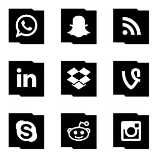 Social Media and Logos ! icon sets preview