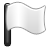 white, flag icon