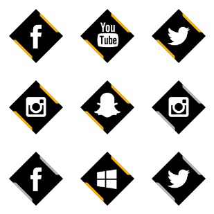 Social Media ! icon sets preview