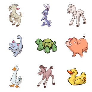 Farm icon sets preview