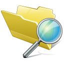 folder, search icon