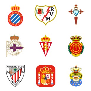 Spanish Football Club icon sets preview