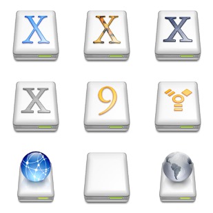 World of Aqua Rev 2 Drives icon sets preview
