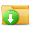 decrease, descend, descending, folder, down, download, fall icon