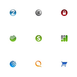 Yanis payment icon sets preview