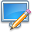 display, computer, edit, monitor, screen, writing, write icon