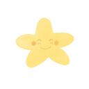 ak, starry, happy icon