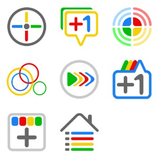 Google Plus Minik icon sets preview